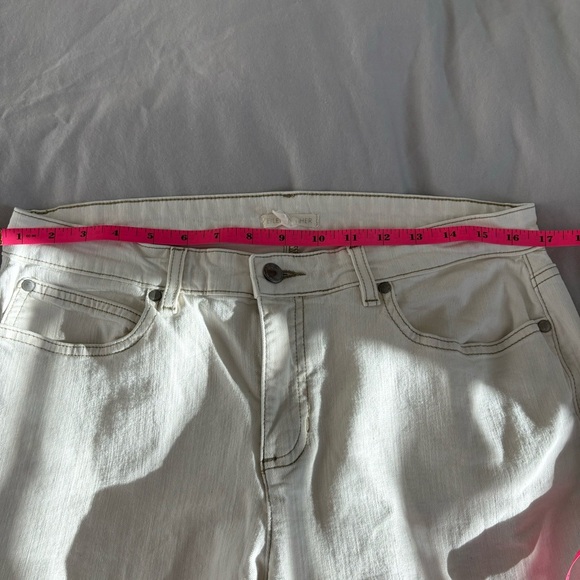 Eileen Fisher Jeans size 12, Skinny Ankle Raw Hem - Picture 7 of 14